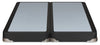 Ensemble sommier divisé à profil bas Springwall Advance pour grand lit - noir
