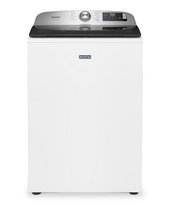 Laveuse à chargement par le haut de 6,0 pi³ et sécheuse à gaz de 7,4 pi³ Animal Pet Pro de Maytag - blanches