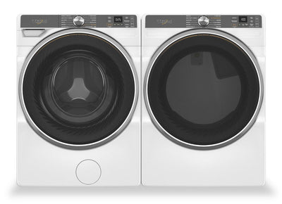 Whirlpool 5.8 Cu. Ft. Front-Load Washer with FreshFlow™ Vent System and 7.4 Cu. Ft. Electric Dryer | Laveuse à chargement frontal de 5,8 pi³ avec système de ventilation FreshFlowMC et sécheuse électrique de 7,4 pi³ de Whirlpool | WHFL67RW