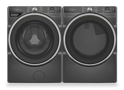 Whirlpool 5.8 Cu. Ft. Front-Load Washer with FreshFlow™ Vent System and 7.4 Cu. Ft. Electric Dryer | Laveuse à chargement frontal de 5,8 pi³ avec système de ventilation FreshFlowMC et sécheuse électrique de 7,4 pi³ de Whirlpool | WHFL67RU