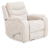 Fauteuil coulissant inclinable Hudson de 40 po en tissu de chenille avec 2 porte-gobelets - taupe