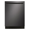 Lave-vaisselle encastré LG à 46 dBA de 24 po avec commandes sur le dessus et QuadWashMC - acier inoxydable noir - LDNPQ555D