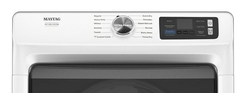 Sécheuse à gaz intelligente Pet Pro de 7,4 pi3 de Maytag – MGD7020RW