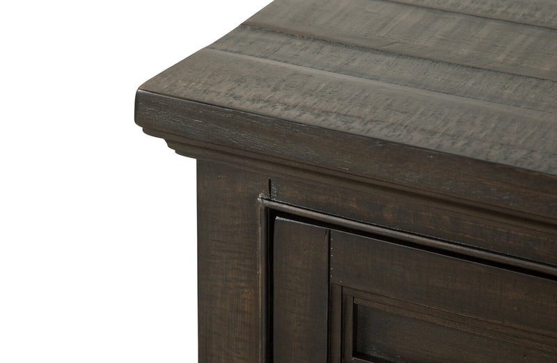 Meuble pour téléviseur traditionnel Wesley de 70 po avec rangement et système de gestion des câbles pour téléviseurs jusqu’à 75 po - graphite