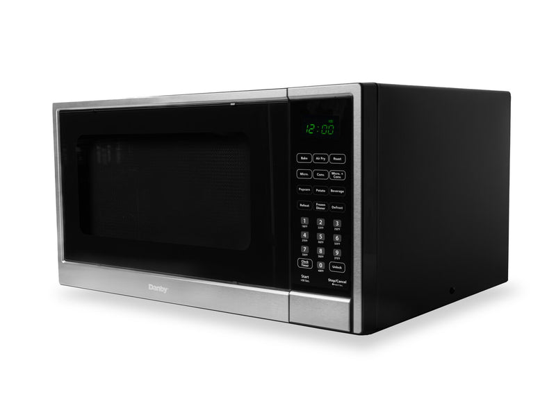 Four à micro-ondes de comptoir multifonctionnel Danby de 1,3 pi3 avec friture à air - DBMW1361ABSS