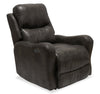 Fauteuil coulissant à inclinaison électrique Ellis de 32 po en similicuir - gris
