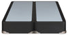 Ensemble sommier divisé Springwall Advance pour grand lit - noir