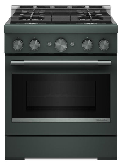 KitchenAid 4.1 Cu. Ft. Gas Range with No Preheat Air Fry Mode – Juniper - KFGS930SJP | Cuisinière à gaz KitchenAid de 4,1 pi3 avec mode de friture à air sans préchauffage - genévrier - KFGS930SJP