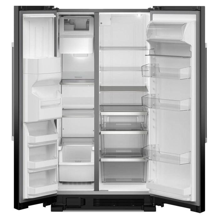 Réfrigérateur Maytag de 25 pi³ et de 36 po à compartiments juxtaposés - noir - MRSF4036PB