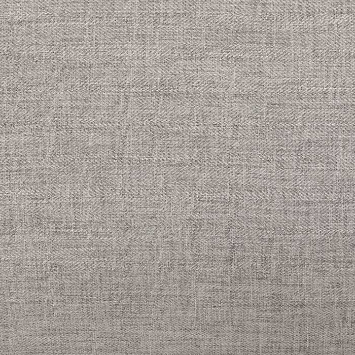 Sofa Freeman de Kort & Co. de 80 po de format condo en tissu d’apparence lin avec base et pattes en bois - blanc colombe