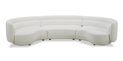 Davvero 3-Piece Sectional - Ivory | Sofa sectionnel Davvero 3 pièces - ivoire