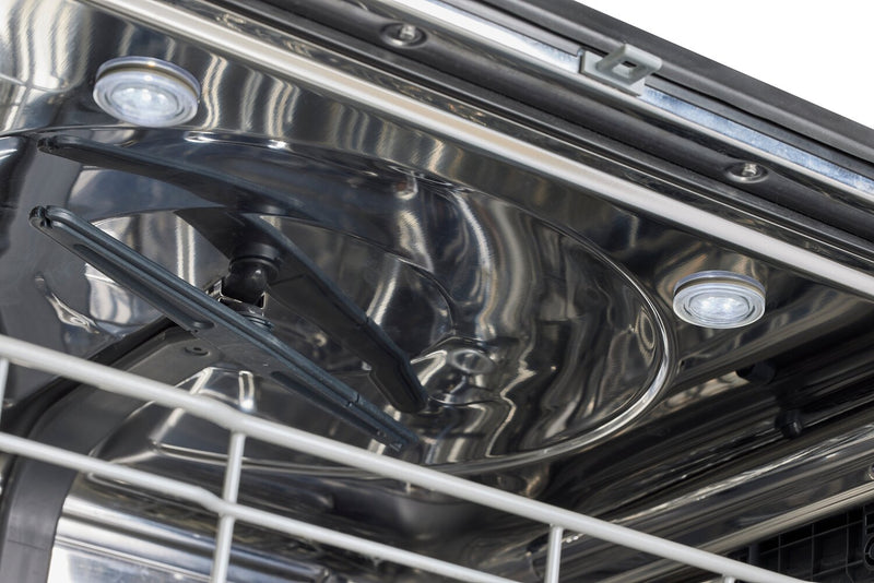 Lave-vaisselle Classic Rétro par Unique de 24 po et de 45 dBA avec commandes sur le dessus - turquoise brume marine - UGP-24CR DW T