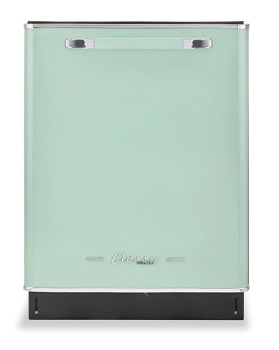 Classic Retro by Unique 24" 45 dBA Top-Control Dishwasher - Summer Mint Green - UGP-24CR DW LG | Lave-vaisselle Classic Rétro par Unique de 24 po et de 45 dBA avec commandes sur le dessus - vert menthe estival - UGP-24CR DW LG | 24CRDWLG