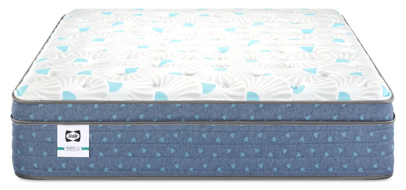 Matelas à Euro-plateau Mykonos Resort Luxury Posturepedic Crown Jewel de Sealy pour grand lit