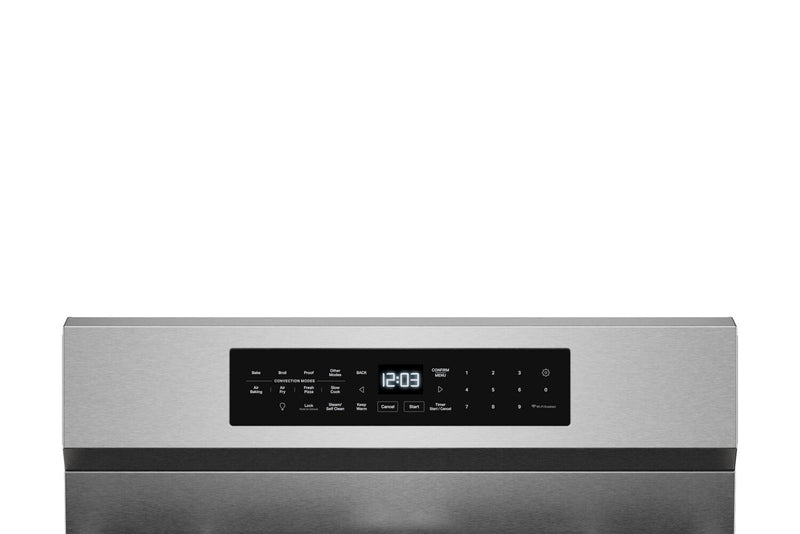 Cuisinière intelligente à gaz KitchenAid de 5,0 pi3 et de 30 po avec modes par convection - acier inoxydable résistant aux traces de doigts - KFGS530SPS