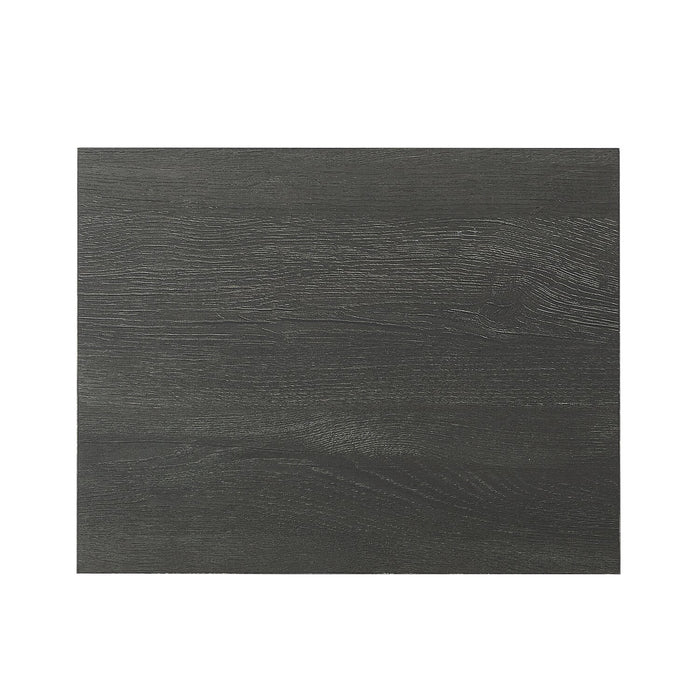 Table de nuit Mori de 18 po (l) x 25,75 po (H) à 2 tiroirs - noire