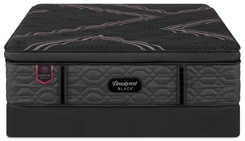Ensemble Matelas à Euro-plateau Amethyst Signature de Beautyrest BlackMD pour grand lit