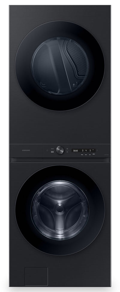Samsung 5.3 Cu. Ft. Front-Load Steam Laundry Hub - Black Stainless Steel - WH46DBH550EVAC | Tour de lavage Laundry HubMC à la vapeur Samsung à chargement frontal de 5,3 pi³ - acier inoxydable …