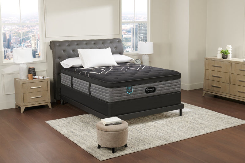 Matelas semi-ferme à Euro-plateau Presidential Suite de série Hotel de Beautyrest BlackMD pour lit double