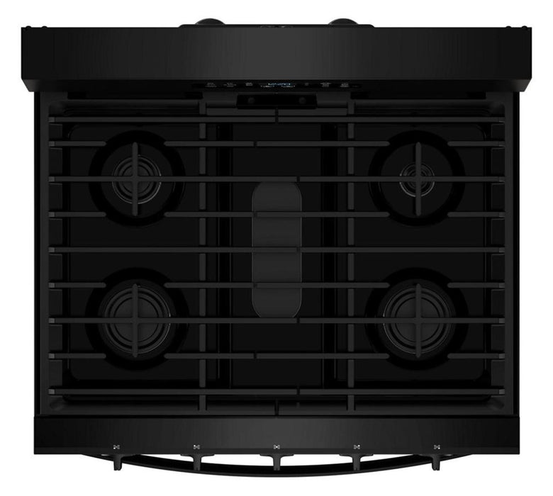 Cuisinière à gaz Whirlpool de 5,0 pi3 avec cuisson à air – noire - WFGS5730SB