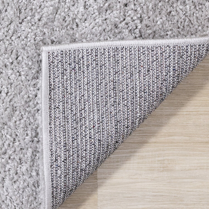 Carpette à poil long Pascal grise - 7 pi 10 po x 10 pi 6 po