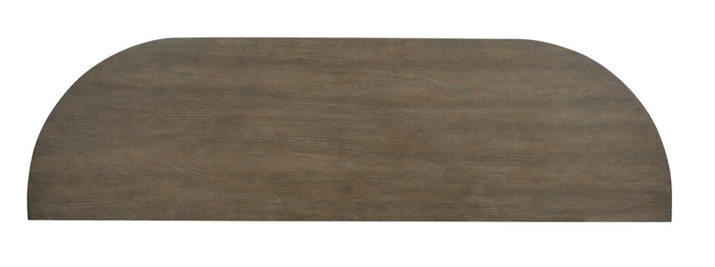 Table de salon moderne ronde Eldon de 60 po en bois massif avec rangement - marsouin