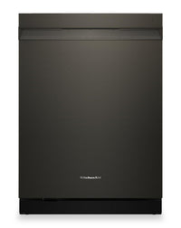 Lave-vaisselle KitchenAid de 24 po et de 44 dBA avec troisième panier 360° Max JetsMC - minerai noir - KDPS624SBE