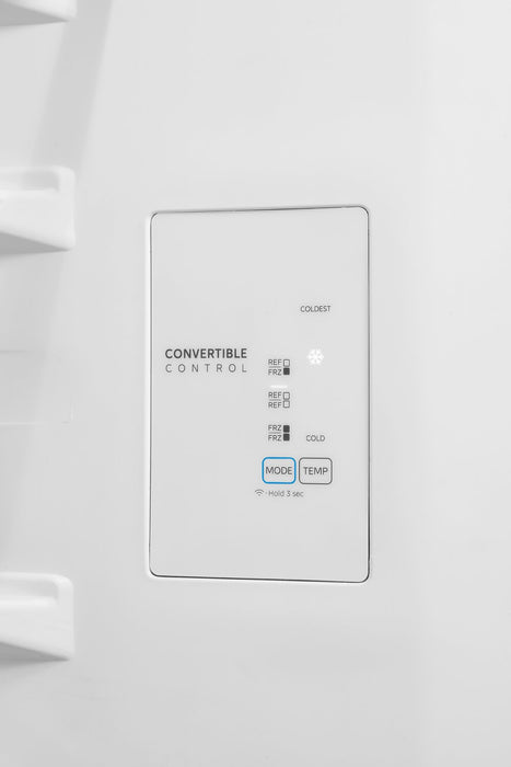 Appareil vertical 3 en 1 Midea de 20 pi3 convertible en réfrigérateur ou congélateur - blanc - MRU21C7BWW