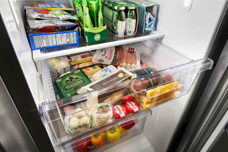 Réfrigérateur Whirlpool de 21 pi³ et de 36 po à compartiments juxtaposés - noir - WRSC5536RB