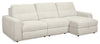 Sofa sectionnel modulaire à coulissement électrique de droite Elevate de Scott Living 3 pièces en tissu de chenille - taupe