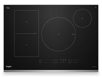 Surface de cuisson à induction Whirlpool de 30 po à 4 éléments - acier inoxydable - WCIT7530SS