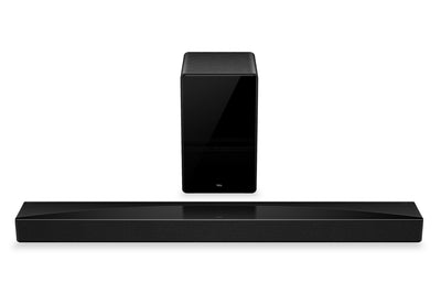TCL Q75H Q-Class 5.1.2 Channel 620W Soundbar with Wireless Subwoofer (Q75H) | Barre de son de 620 W à 5.1.2 canaux TCL Q75H de série Q avec caisson d’extrêmes graves sans fil (Q75H)
