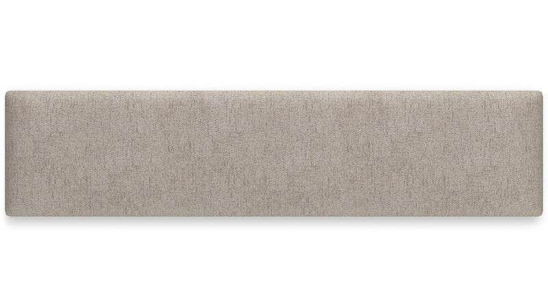 Banc de salle à manger Archer de hauteur comptoir avec siège en tissu, 72 po (L) - brun clair