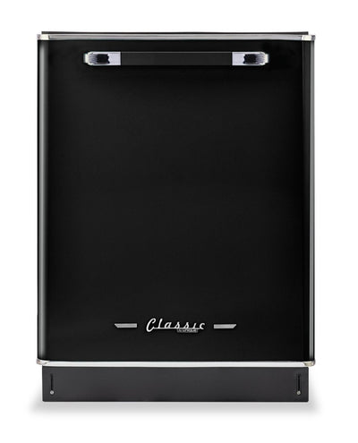Classic Retro by Unique 24" 45 dBA Top-Control Dishwasher - Midnight Black - UGP-24CR DW B | Lave-vaisselle Classic Rétro par Unique de 24 po et de 45 dBA avec commandes sur le dessus - noir minuit - UGP-24CR DW B | U24CRDWB