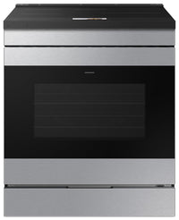 Cuisinière intelligente à induction encastrée Samsung de 6,3 pi³ avec caméra de four - acier inoxyda…