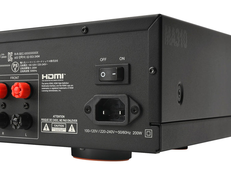 Récepteur AV à 5.2 canaux JBL MA310 4K – noir (JBLMA310BLKAM)