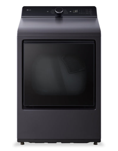 LG 7.3 Cu. Ft. Electric Dryer - Matte Black - DLE8400BE | Sécheuse électrique LG de 7,3 pi³ - noir mat - DLE8400BE