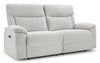 Sofa à inclinaison électrique Spencer de 80,9 po en tissu de chenille - gris