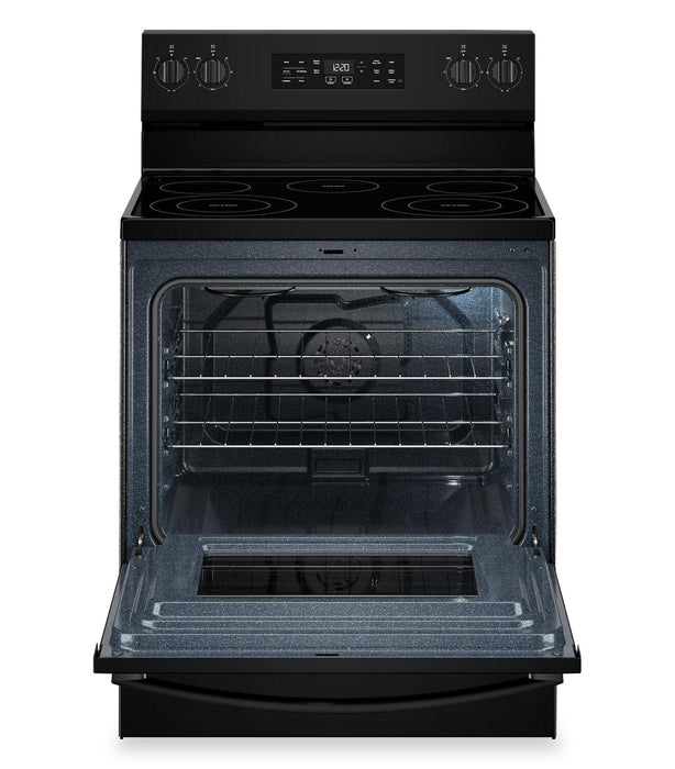 Cuisinière électrique Whirlpool de 5,3 pi3 avec cuisson à air - noire - YWFES4530SB