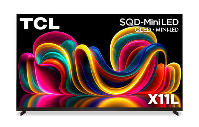TCL 85" X11L SQD Mini-LED 4K UHD HDR Smart TV with Google TV (85X11L) - 2026 Model | Téléviseur intelligent SQD Mini DEL TCL X11L 4K UHD HDR de 85 po avec Google TV (85X11L) - modèle 2026