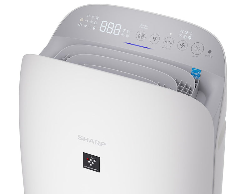 Purificateur d’air intelligent Sharp avec PlasmaclusterMD et humidificateur intégré - KCP70CW