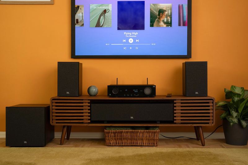 Paire de haut-parleurs d’étagère JBL Stage 250B de 5,25 po avec conception à 2 voies (JBL250BBLK)