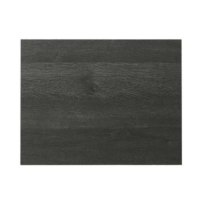 Table de nuit Fynn de 18 po (l) x 25,75 po (H) à 1 tiroir avec tablette de rangement - brune et noire