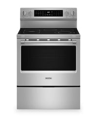 Cuisinière intelligente électrique Maytag de 5,3 pi³ avec friture à air et gril pour l’intérieur - acier inoxydable - YMFES8030RZ