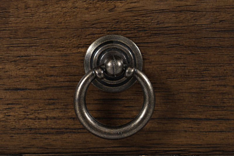 Table de fauteuil Branson de 16 po avec rangement, tablette et port USB - brun foncé