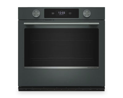 KitchenAid 30" Smart Electric Combo Wall Oven with Cooking Camera - Juniper - KOES930SJP | Four mural combiné intelligent électrique KitchenAid de 30 po avec caméra de cuisson - Genièvre - KOES930SJP