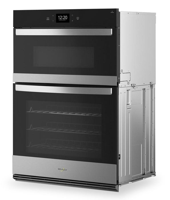 Four mural combiné intelligent Whirlpool de 6,4 pi³ avec friture à air chaud AirFry - WOEC7030PZ
