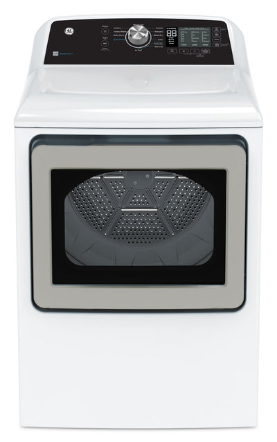 GE 7.4 Cu. Ft. Gas Dryer with SaniFresh Cycle - White - GTD68GBMRWS | Sécheuse à gaz GE de 7,4 pi³ avec cycle SaniFresh - blanche - GTD68GBMRWS