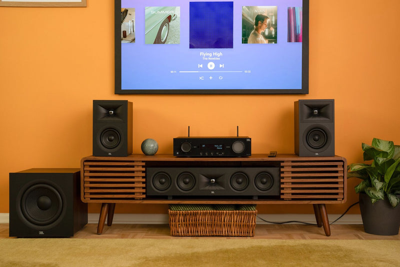 Paire de haut-parleurs d’étagère JBL Stage 250B de 5,25 po avec conception à 2 voies (JBL250BBLK)