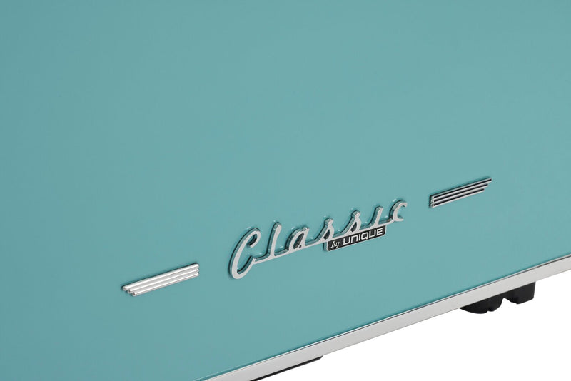 Lave-vaisselle Classic Rétro par Unique de 24 po et de 45 dBA avec commandes sur le dessus - turquoise brume marine - UGP-24CR DW T